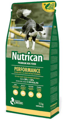 Сухой корм для взрослых активных собак всех пород Nutrican Performance nc507054 фото
