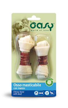 Лакомства для собак OASY DOG Chewy Bone говядина -M- (2 pcs) oasy_3017340982 фото