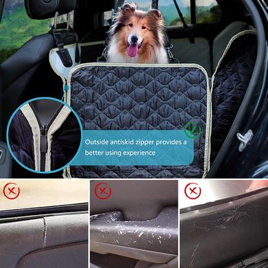 Чохол для автомобільного сидіння Lassie Dog з сітчатим візуальним вікном ZY-004 фото