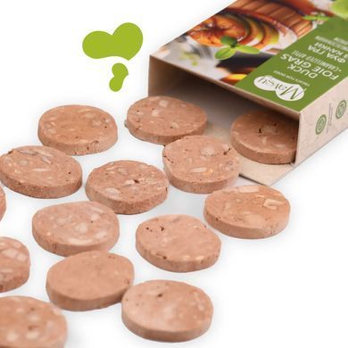 Ласощі для собак від 3-х місяців Mavsy Freeze dried DUCK FOIE GRAS WITH CARAMELIZED APPLE фуа-гра з качки з карамелізованим яблуком, 50 г FDMAVSY02 фото