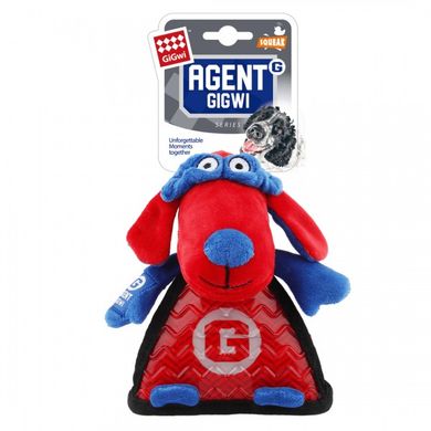 Іграшка для Собак Agent Gigwi Плюшева Собака з пищалкою 17 см Gigwi8100 фото