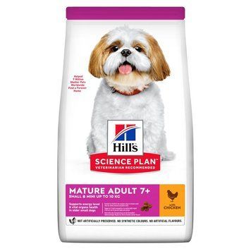 Сухий корм для зрілих собак міні і мініатюрних порід HILL&rsquo;S SCIENCE PLAN Mature Adult Small & Mini з куркою Hills_604237 фото