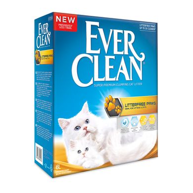 Ароматизований грудкуючий наповнювач Ever Clean Litterfree Paws Clumping "Чисті лапки" для довгошерстних котів 123464 фото