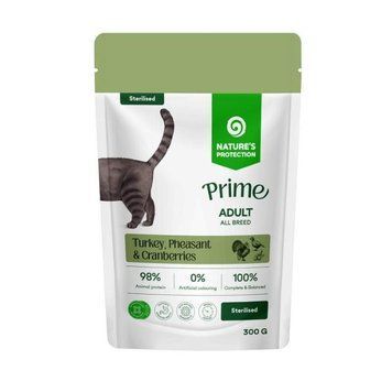 Влажный корм для стерилизованных кошек Nature's Protection Prime Sterilized Adult Cats Turkey, Pheasant and Cranberries с индейкой, фазаном и клюквой, 85 г NPPR47918 фото
