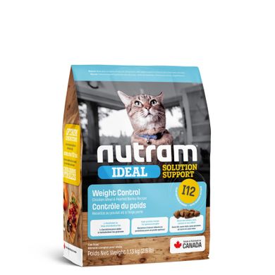 I12 Nutram Ideal Solution Support Weight Control - холистик корм для кошек с избыточным весом (курица/горох) I12_(1,13kg) фото
