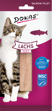 Лакомство для кошек Dokas Lachs Filet (Филе лосося) 203541 фото