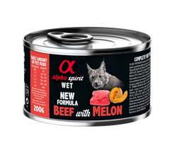 Консерва для котів ALPHA SPIRIT Beef with Melon з яловичиною та динею as969008 фото