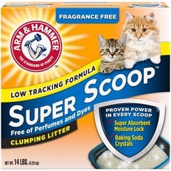 Комкующийся наполнитель для кошачьего туалета Arm&Hammer Super Scoop без аромата, цена | Фото
