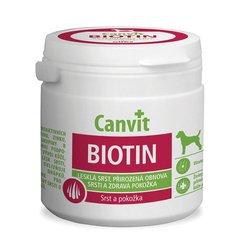 Пищевая добавка для кожи и шерсти собак Canvit BIOTIN, цена | Фото