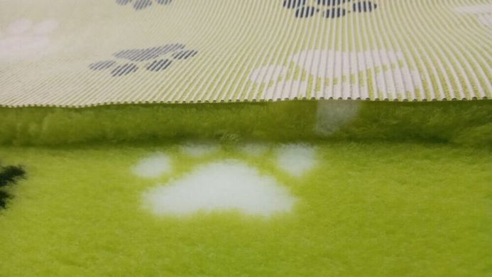 Міцний килимок Vetbed Big Paws лайм, 80х100 см VB-020 фото