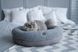 Лежак Harley&Cho Bagel Fur для собак і котів овальний HC-3700003 фото 15