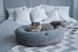 Лежак Harley&Cho Bagel Fur для собак і котів овальний HC-3700003 фото 9