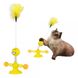 Іграшка для Котів Bronzedog Petfun Пружина на Присосці, що обертається 33 х 17 см 0117 фото 1