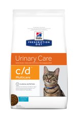 Сухой лечебный корм для котов Hill's Prescription diet c/d Multicare Urinary Care с океанической рыбой, цена | Фото