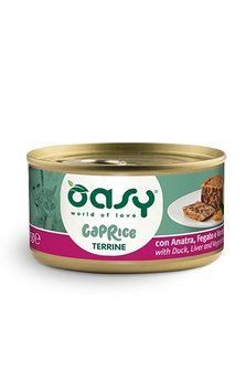 Влажный корм для кошек OASY CAT Wet Утка с овощами (терин) oasy_4329512173 фото