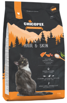 Сухий корм для шкіри і шерсті котів Chicopee HNL Cat Hair & Skin 018104 фото