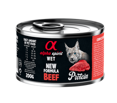 Консерва для котів ALPHA SPIRIT Beef PROTEIN з яловичиною as311261 фото