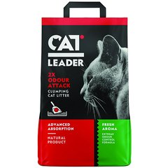 Ультракомкующийся наполнитель Cat Leader Clumping 2xOdour Attack Fresh в кошачий туалет 802059 фото