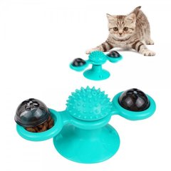 Игрушка для котов Bronzedog PetFun Карусель с кошачьей мятой и светодиодным шариком 0110/Т фото