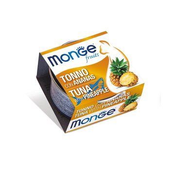 Влажный корм для кошек MONGE CAT Adult тунец с ананасом Monge_70013277 фото
