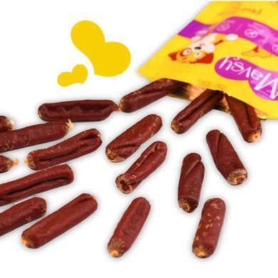 Ласощі для собак Mavsy Dried DUCK Sausage сосиски з качки, 100 г LSS08 фото