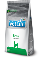 Сухий лікувальний корм для кішок Farmina Vet Life Renal дієт. харчування, для підтримки функції нирок, 400 кг PVT004003S фото