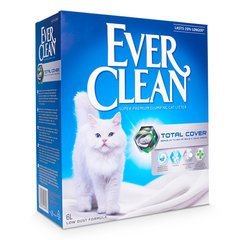 Комкующий наполнитель для кошачьего туалета Ever Clean Total Cover Полная Блокировка с микрогранулами 123461 фото