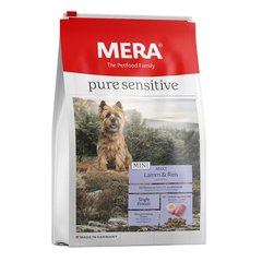 Сухий беззерновий корм для дорослих собак дрібних порід MERA ps Mini Lamm&Reis з ягнятком та рисом Mera_057581 - 7526 фото