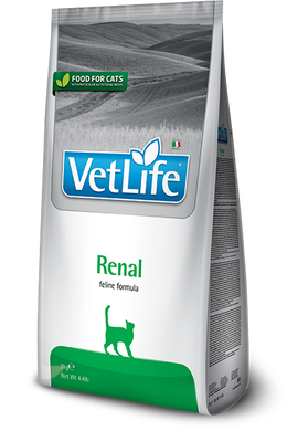 Сухий лікувальний корм для кішок Farmina Vet Life Renal дієт. харчування, для підтримки функції нирок, 400 кг PVT004003S фото