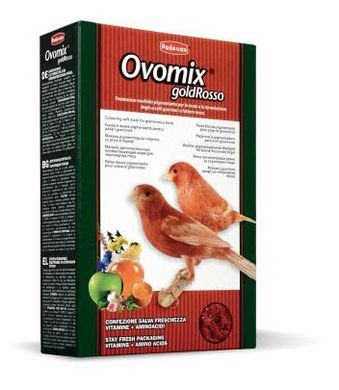 Додатковий корм для зерноядних птахів Padovan Ovomix Rosso PP00196 фото