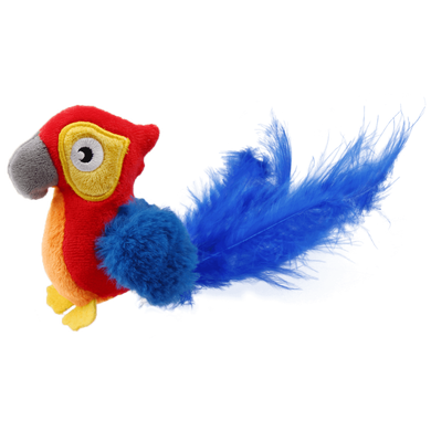 Іграшка для Котів Gigwi Melody Chaser Папуга з Датчиком Торкання та Звуковим Чіпом 12 см Gigwi7380 фото