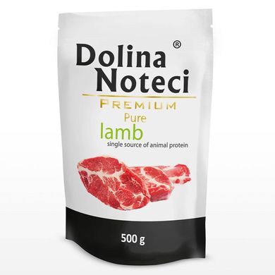 Пауч Dolina Noteci Premium Pure для собак алергіків з ягням DN 500 (915) фото