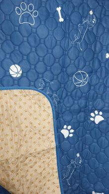 Многоразовая пеленка для собак Pelushka Puppy & Paws ZY-036-patt_40х60 см фото