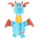 Іграшка для Собак Gigwi Плюшевий Дракон з Гумовою шиєю і пищалкою 35 см Gigwi8480 фото 1