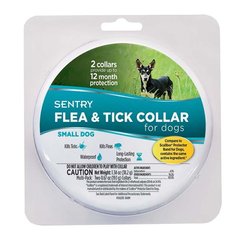Ошейник от блох и клещей для собак малых пород Sentry Flea&Tick Small 39518 фото