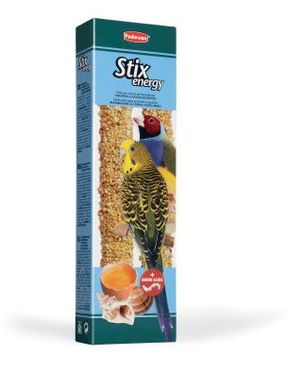Дополнительный корм для волнистых попугаев и маленьких экзотических птиц Padovan Stix Energy Cocorite/Esotici PP00143 фото