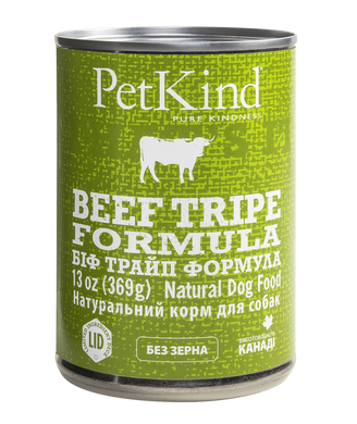 Консерва для собак PETKIND BEEF TRIPE FORMULA з яловичиною і рубцем, 369 г 85635 фото