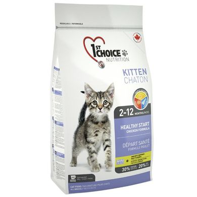 Сухий корм для кошенят 1st Choice Kitten Healthy Start ФЧККН350 фото