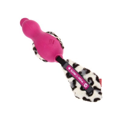 Іграшка для Собак Gigwi Forestails Качка з Плюшевим Хвостом і звуком, що відключається Рожева 30 cм Gigwi6214 фото
