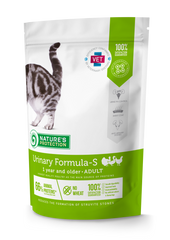 Сухий корм для дорослих стерилізованих котів та кішок для профілактики та лікування СКХ Nature's Protection Urinary Formula-S 400г NPS45769 фото
