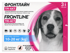 Краплі Frontline Tri-Act для собак від 10 до 20 кг  159913 фото