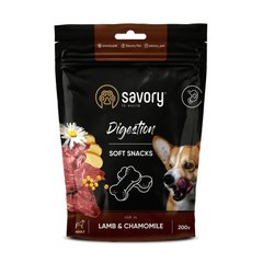 Мягкие лакомства Savory для улучшения пищеварения собак, ягненок и ромашка 31348 фото