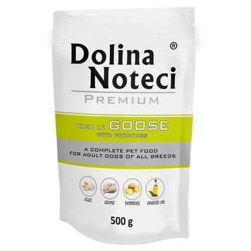Пауч Dolina Noteci Premium для собак з гускою та картоплею DN 500 (830) фото
