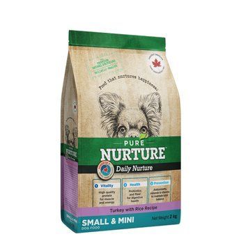 Сухий корм для дорослих собак малих та міні-порід Pure Nurture Daily Nurture&trade; Small & Mini Adult з індичкою та рисом PN_3006 фото