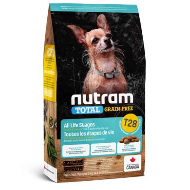 T28 Nutram Total Grain-Free Salmon & Trout Small Breed - беззерновий холістік корм для собак и цуценят дрібних порід (лосось/форель) T28_(340g) фото