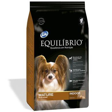 Сухой суперпремиум корм для пожилых или малоактивных собак мини и малых пород Equilibrio Dog Mature Indoor ЭСПММ2 фото