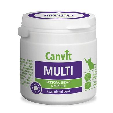 Витаминный комплекс для котов Canvit Multi, 100 г, 100 шт. 80359 фото