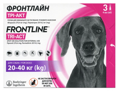 Капли Frontline Tri-Act для собак от 20 до 40 кг 159914 фото