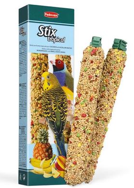 Дополнительный корм для волнистых попугаев и маленьких экзотических птиц Padovan Stix Tropical Cocorite/Esotici PP00207 фото