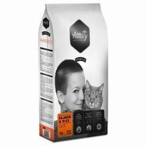 Сухий корм для стерилізованих котів Amity PREMIUM SALMON & RICE CATS STERILIZED із лососем і рисом 04GA000600.0013.0032 фото